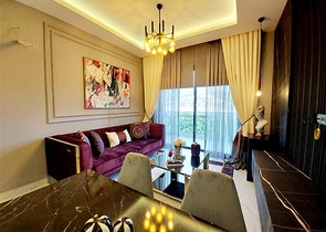 اطلالة بحر -شقة غرفة وصالة ضمن محمع جديد -في كارجيجاك / الانيا 