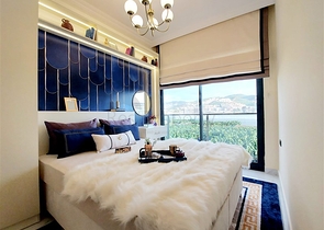 اطلالة بحر -شقة غرفة وصالة ضمن محمع جديد -في كارجيجاك / الانيا 