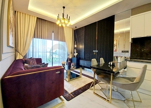 اطلالة بحر -شقة غرفة وصالة ضمن محمع جديد -في كارجيجاك / الانيا 