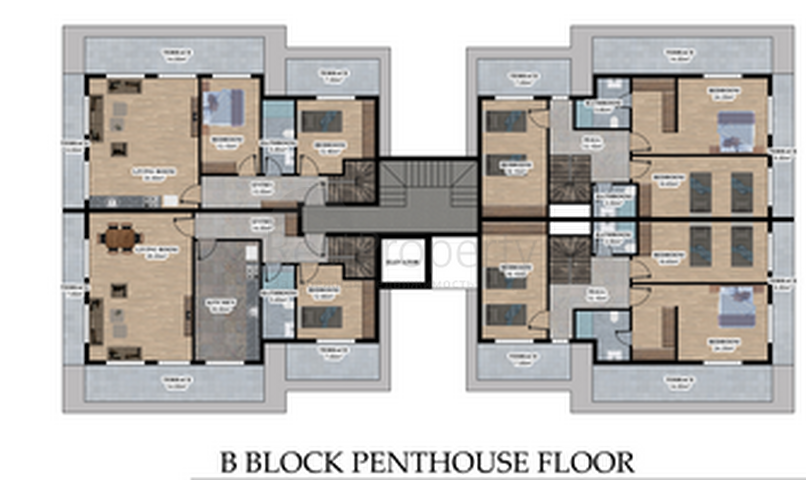 شقق بالاقساط ضمن مجمع قيد الانشاء في منطقة اوبا / الانيا 