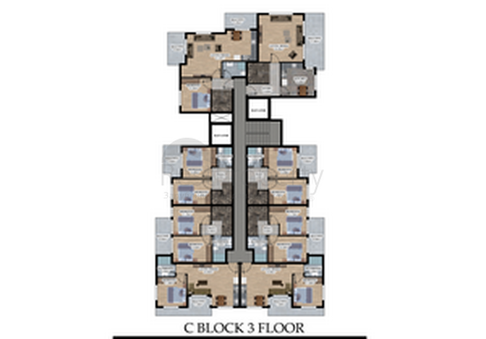 شقق بالاقساط ضمن مجمع قيد الانشاء في منطقة اوبا / الانيا 