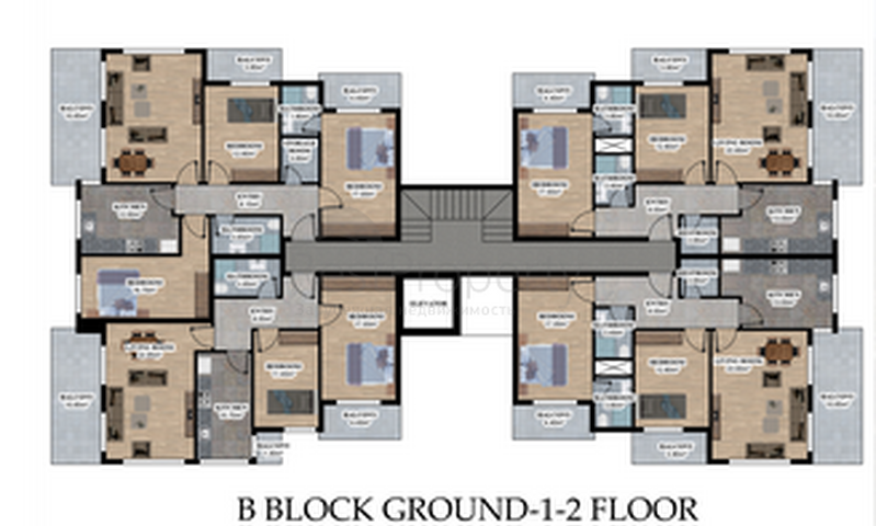 شقق بالاقساط ضمن مجمع قيد الانشاء في منطقة اوبا / الانيا 