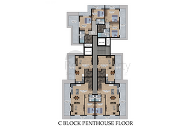 شقق بالاقساط ضمن مجمع قيد الانشاء في منطقة اوبا / الانيا 
