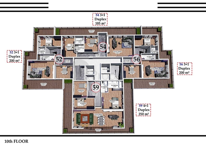بالتقسيط في مركز الانيا - شقق ضمن مجمع فاخر قيد الانشاء قريب من شاطئ كليوباترا /الانيا 