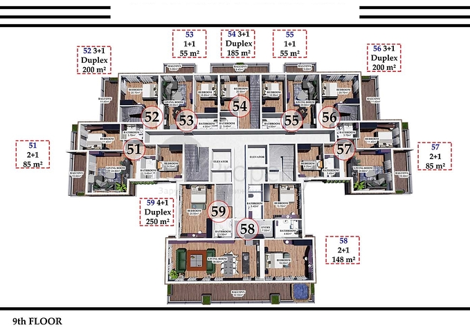 بالتقسيط في مركز الانيا - شقق ضمن مجمع فاخر قيد الانشاء قريب من شاطئ كليوباترا /الانيا 