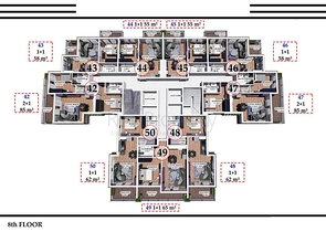 بالتقسيط في مركز الانيا - شقق ضمن مجمع فاخر قيد الانشاء قريب من شاطئ كليوباترا /الانيا 