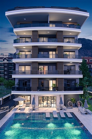 شقق بالتقسيط في كاستل - مجمع سكني قريب من البحر -في الانيا 