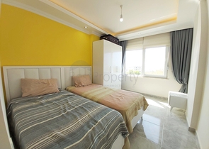 شقة اطلالة بحر في محمودلار - تصميم 2 غرفة وصالة - في مدينة الانيا 