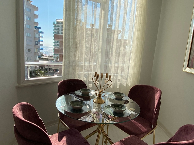 شقة اطلالة بحر في الانيا - تصميم 2 غرفة وصالة - اثاث انيق -في محمودلار / الانيا 