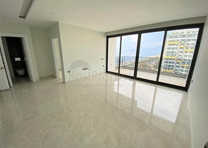 شقق اطلالة بحر في الانيا - تصميم 1+1 - مجمع فاخر -في محمودلار / الانيا 