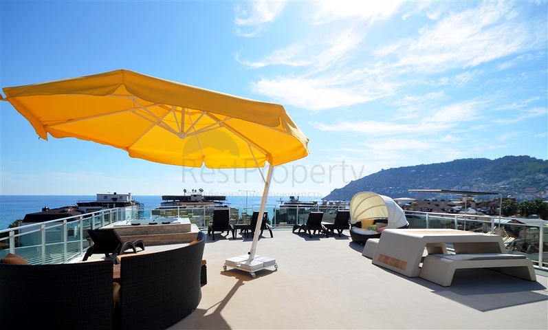 شقة اطلالة بحر في مركز الانيا - تصميم 1+2  مفروشة -ضمن مجمع حديث -مركز الانيا 