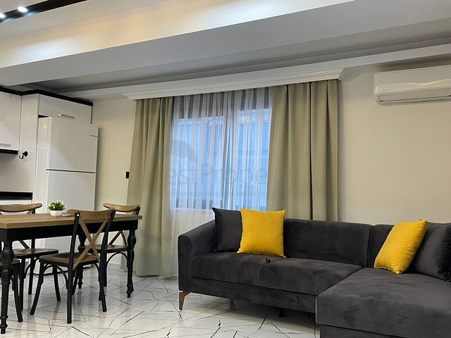 شقة اطلالة بحر في مركز الانيا - تصميم 1+2  مفروشة -ضمن مجمع حديث -مركز الانيا 