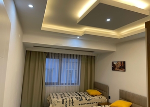 شقة اطلالة بحر في مركز الانيا - تصميم 1+2  مفروشة -ضمن مجمع حديث -مركز الانيا 