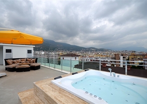 شقة اطلالة بحر في مركز الانيا - تصميم 1+2  مفروشة -ضمن مجمع حديث -مركز الانيا 