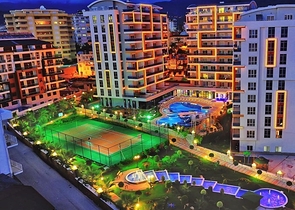 اطلالة بحر - دوبلكس فاخرة ضمن مجمع 5 نجوم - في منطثة توسمور / الانيا 