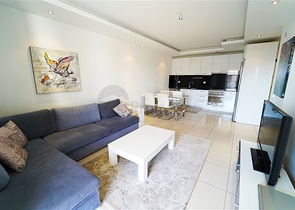 شقة انيقة ضمن مجمع فاخر -تصميم 1+1 مفروشة -في اوبا / الانيا 