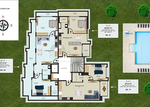 شقق بالاقساط في مركز الانيا -مناسبة للاستثمار 