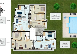 شقق بالاقساط في مركز الانيا -مناسبة للاستثمار 