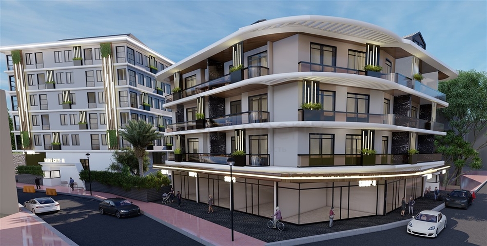 شقق مناسبة للاستثمار - مجمع قيد الانشاء -في مركز الانيا 