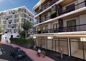 شقق مناسبة للاستثمار - مجمع قيد الانشاء -في مركز الانيا 