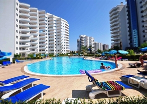 دوبلكس ارضية واسعة -4 غرف وصالة مفروشة -ضمن مجمع انيق -في محمودلار / الانيا 