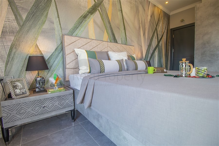 عقارات للبيع في اوبا - دوبلكس 2 غرفة وصالة -مفروشة -مجمع حديث -في اوبا / الانيا 