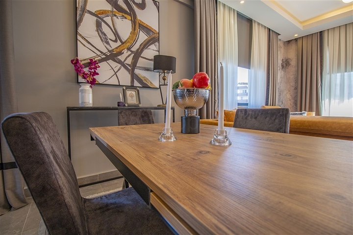 عقارات للبيع في اوبا - دوبلكس 2 غرفة وصالة -مفروشة -مجمع حديث -في اوبا / الانيا 