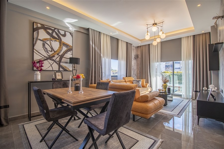 عقارات للبيع في اوبا - دوبلكس 2 غرفة وصالة -مفروشة -مجمع حديث -في اوبا / الانيا 