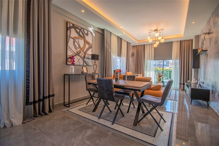 عقارات للبيع في اوبا - دوبلكس 2 غرفة وصالة -مفروشة -مجمع حديث -في اوبا / الانيا 