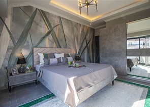 عقارات للبيع في اوبا - دوبلكس 2 غرفة وصالة -مفروشة -مجمع حديث -في اوبا / الانيا 