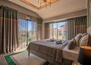 عقارات للبيع في اوبا - دوبلكس 2 غرفة وصالة -مفروشة -مجمع حديث -في اوبا / الانيا 