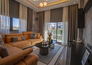 عقارات للبيع في اوبا - دوبلكس 2 غرفة وصالة -مفروشة -مجمع حديث -في اوبا / الانيا 