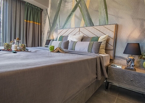 عقارات للبيع في اوبا - دوبلكس 2 غرفة وصالة -مفروشة -مجمع حديث -في اوبا / الانيا 