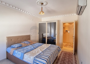 شقة طابق مرتفع - 2 غرفة وصالة -مفروشة -في محمودلار / الانيا 