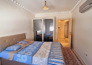 شقة طابق مرتفع - 2 غرفة وصالة -مفروشة -في محمودلار / الانيا 