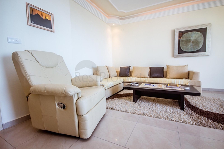 شقة اطلالة بحر في محمودلار- تصميم 2 غرفة وصالة -مفروشة -في محمودلار/ الانيا 