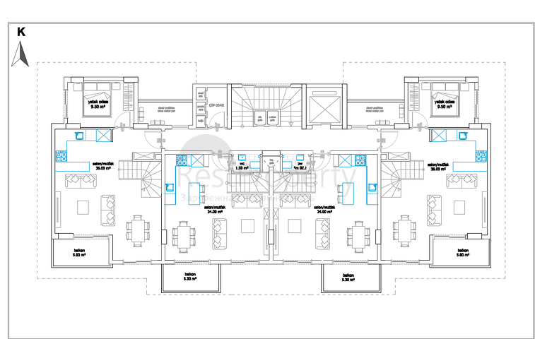 مشروع جديد على شاطئ كليوباترا الشهير