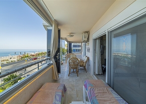 اطلالة بحر ساحرة - شقة 2 غرفة وصالة مفروشة -اول صف على البحر -في محمودلار / الانيا 