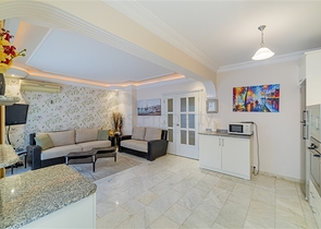 اطلالة بحر ساحرة - شقة 2 غرفة وصالة مفروشة -اول صف على البحر -في محمودلار / الانيا 