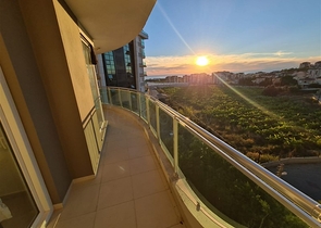 شقة غرفتين وصالة مفروشة -مجمع بخدمات مميزة -في افسلار / الانيا 