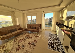 شقة غرفتين وصالة مفروشة -مجمع بخدمات مميزة -في افسلار / الانيا 