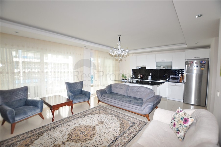 اطلالة بحر - دوبلكس 2 غرفة وصالة ضمن مجمع فاخر في كاستل / الانيا 