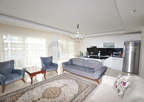 اطلالة بحر - دوبلكس 2 غرفة وصالة ضمن مجمع فاخر في كاستل / الانيا 