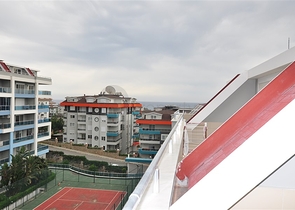 اطلالة بحر - دوبلكس 2 غرفة وصالة ضمن مجمع فاخر في كاستل / الانيا 