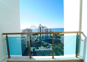 اطلالة بحر -شقة 2 غرفة وصالة -مجمع فاخر -في محمودلار / الانيا 