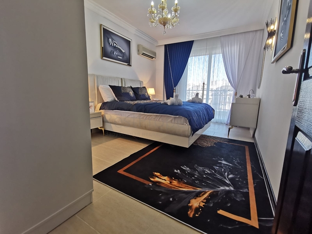 اطلالة بحر -شقة واسعة -تصميم 1+2 - مفروشة -في محمودلار / الانيا  