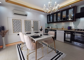 اطلالة بحر -شقة واسعة -تصميم 1+2 - مفروشة -في محمودلار / الانيا  