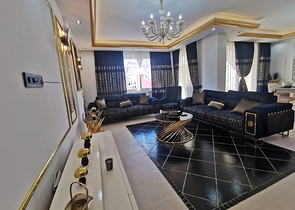 اطلالة بحر -شقة واسعة -تصميم 1+2 - مفروشة -في محمودلار / الانيا  