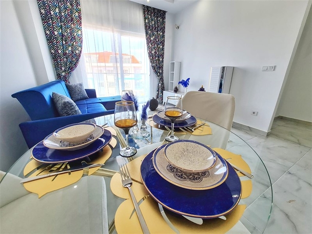 شقة غرفة وصالة مفروشة -ضمن مجمع جديد -في اوبا / الانيا 