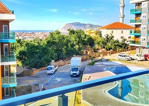 شقة غرفة وصالة مفروشة -ضمن مجمع جديد -في اوبا / الانيا 